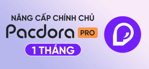 pacdora pro 1 tháng
