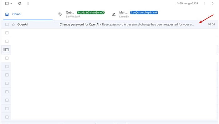 check email của chatgpt