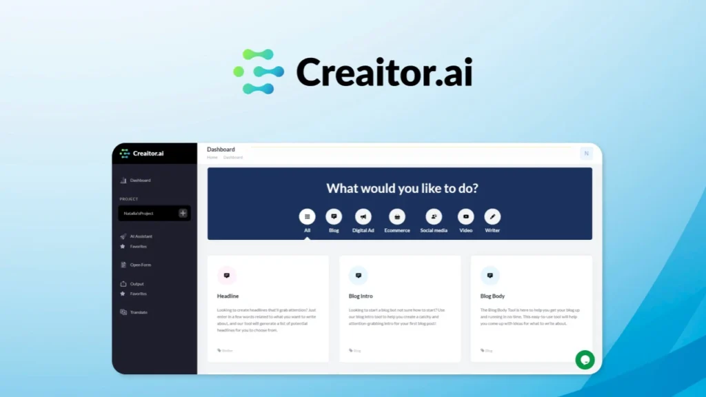 creaitor.ai viết content