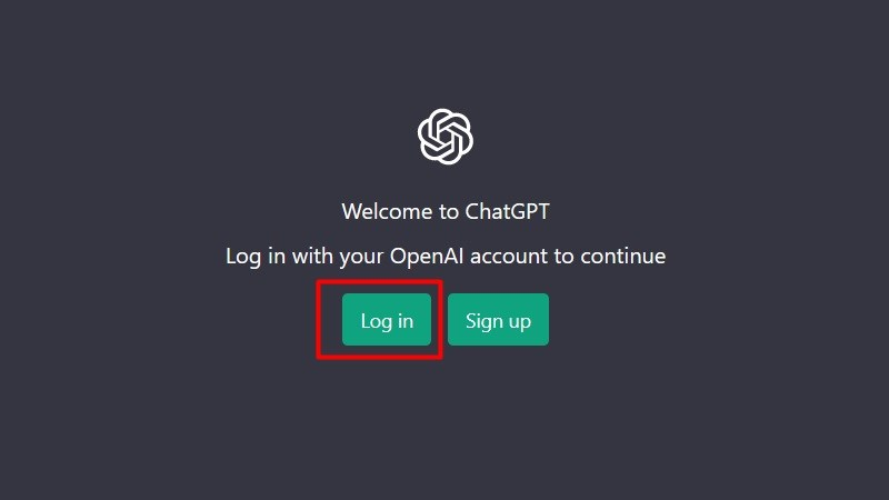 đăng nhập chatgpt bằng mật khẩu mới